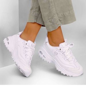 Women Sketchers White 7.5